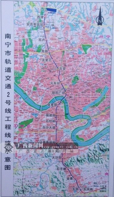 南寧地鐵線路圖最新概覽，最新南寧地鐵線路一網(wǎng)打盡！
