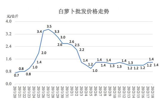 白蘿卜最新價格行情及分析
