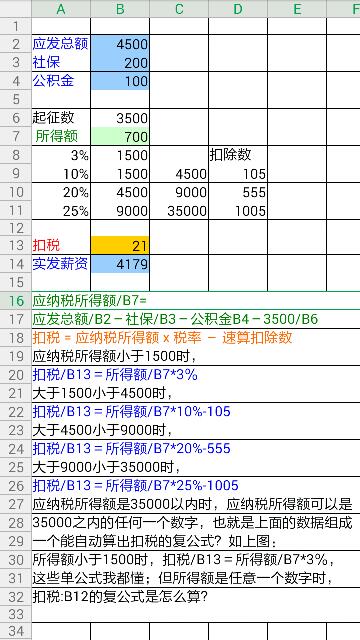 最新扣稅公式詳解及指南