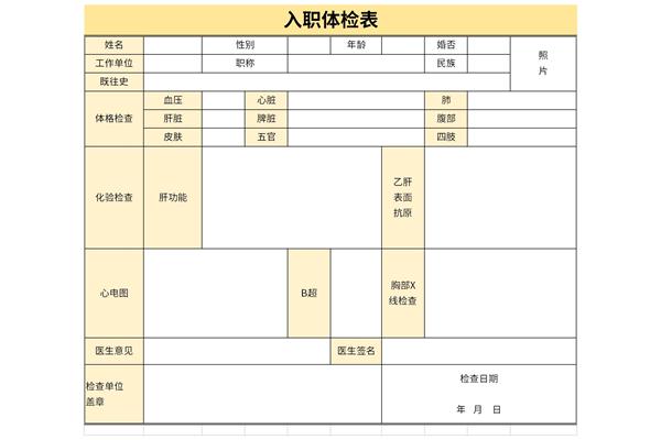 最新公務(wù)員體檢表的重要性及其實(shí)際應(yīng)用解讀