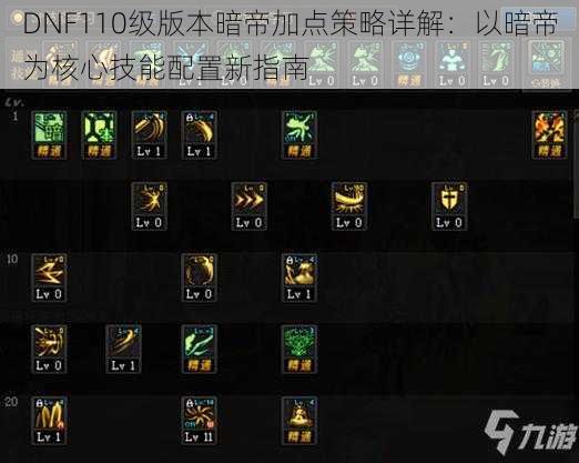最新暗帝加點(diǎn)攻略，技能配置、提升策略與最佳加點(diǎn)推薦