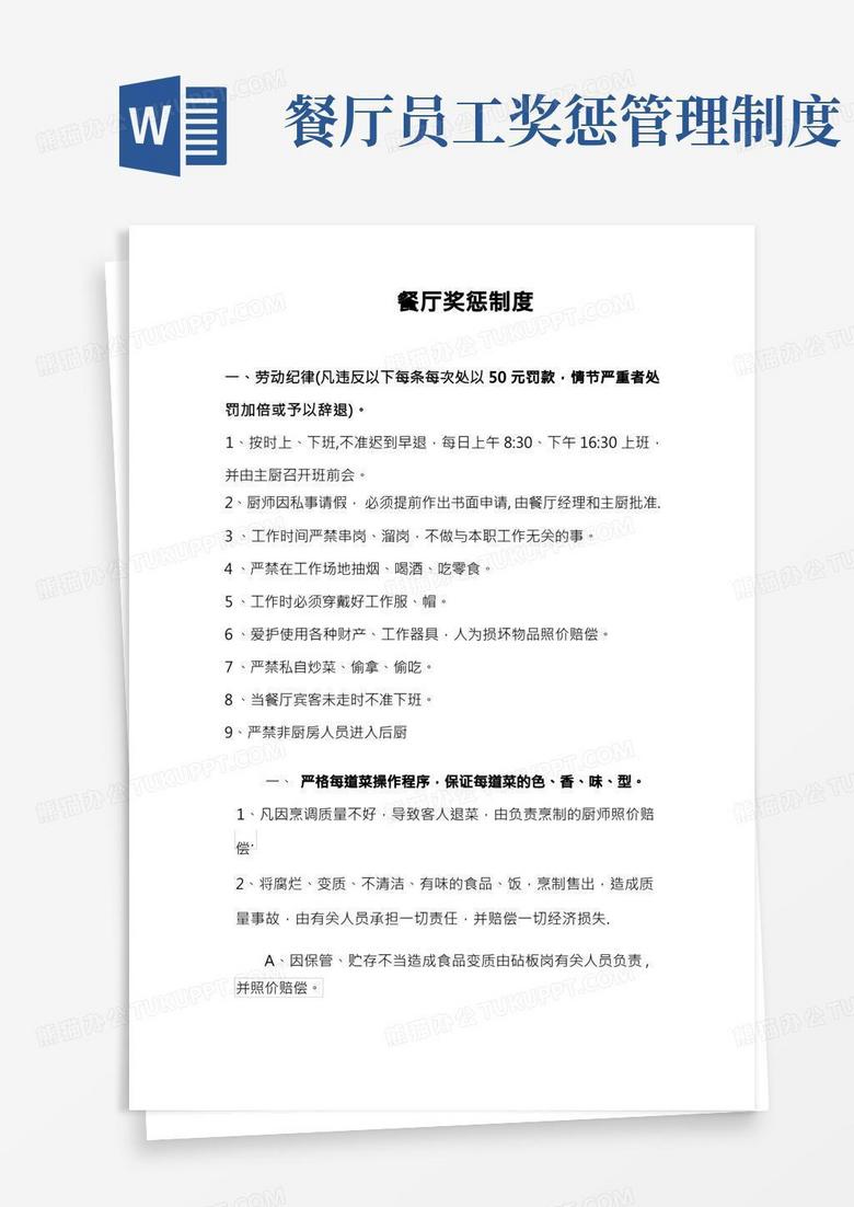 最新餐飲獎罰制度，提升服務質量與效率的核心策略
